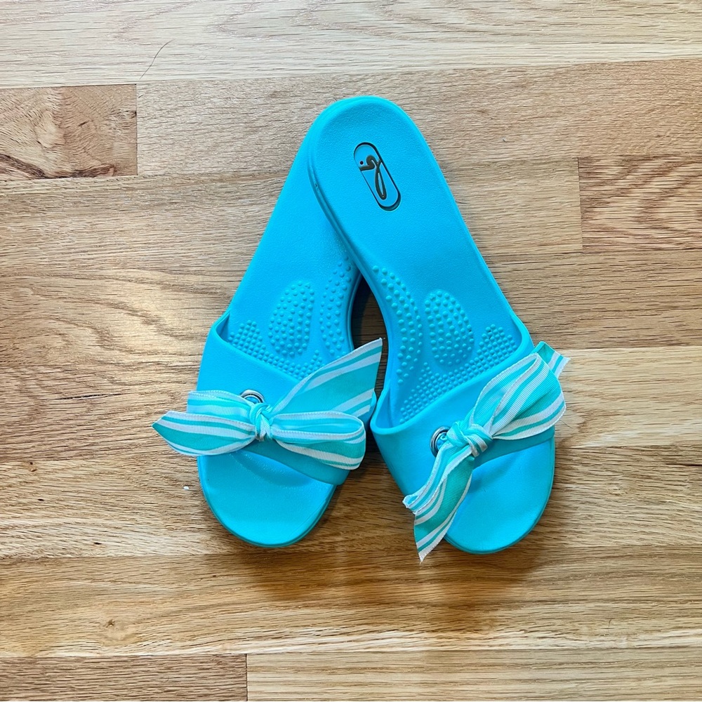 Oka B. Slide Sandal - Sea Glass Blue (ML - 8-9)